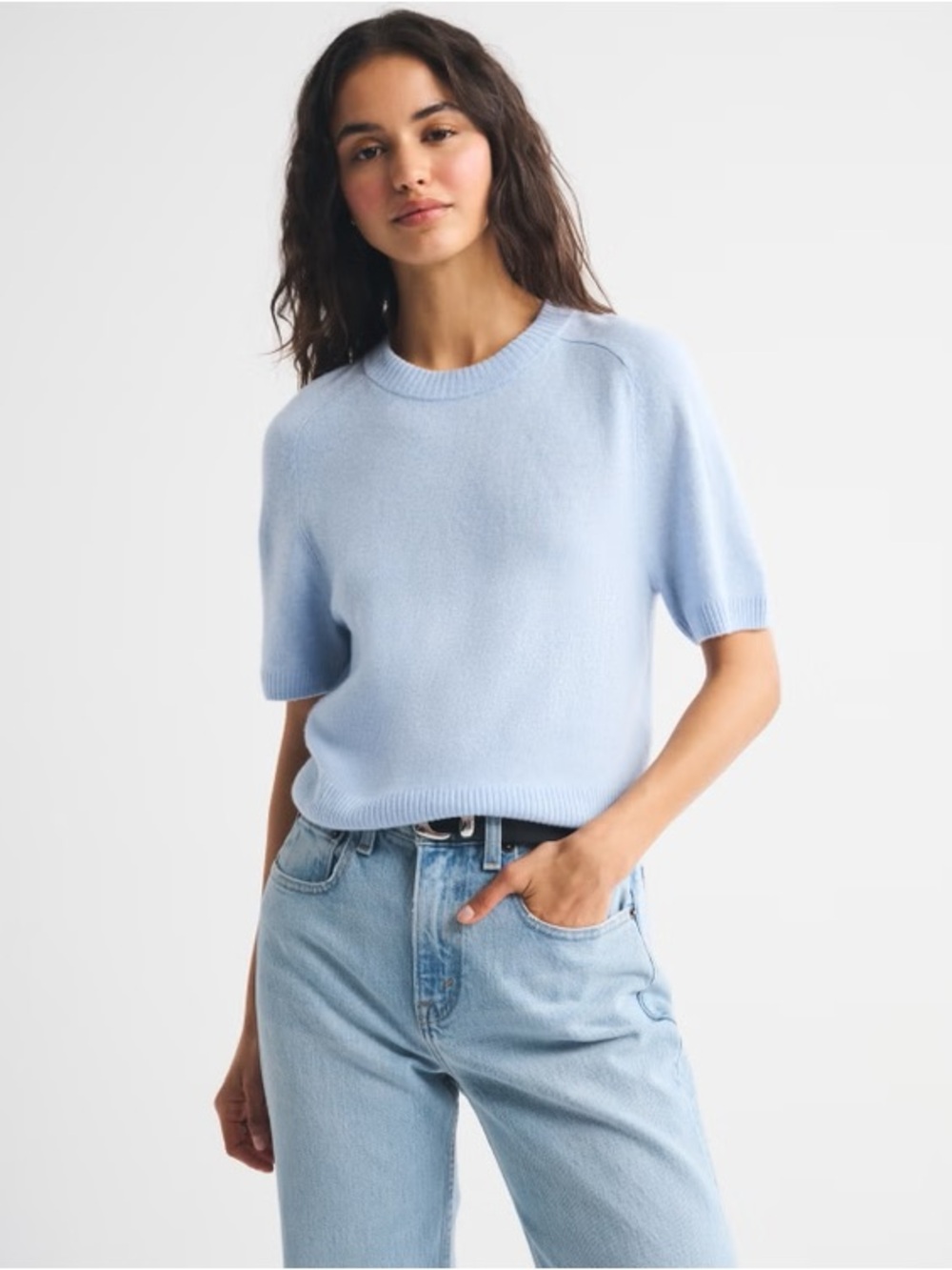 Abercrombie & Fitch Cashmere Crew Tee
